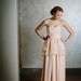 Blush Wedding Dress in Pink Silk Chiffon and Organza - Sweetbriar Gown