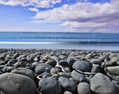 Landscape Beach Photography "Pebbled Scotland"