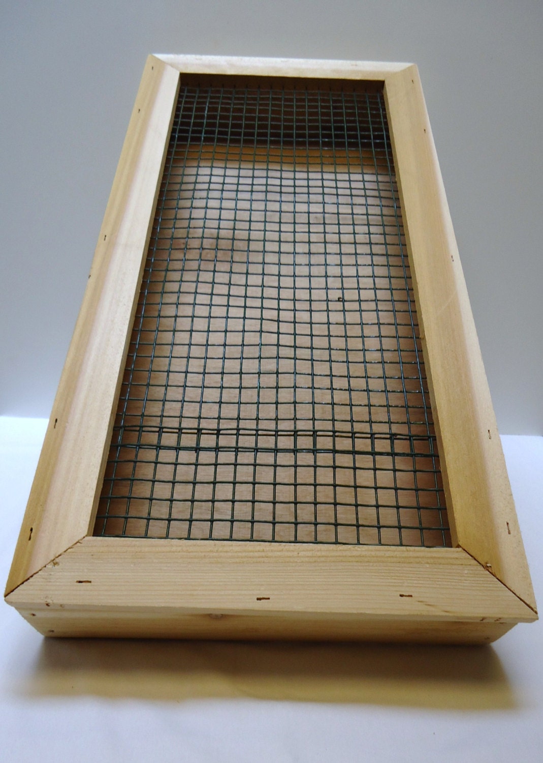 Vertical Succulent Planter Box, Cedar Wall Garden Planter, Rectangle