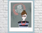 art print, illustration, original illustration, motivational art, typography art, digital print, drawing, poster, pencil art, printmaking