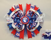 Over The Top Texas Rangers Bow