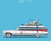 Ghost Busters movie print, poster A4 Cars And Films