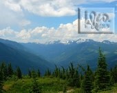Photography / Fine Art / 8x10 Print / Landscape /  Mountains / Blues / Top of the World / Nature / Kaslo / BC / Purcell / Selkirk