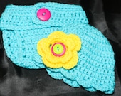 Newborn Girl's crochet hat and diaper cover