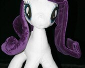My Little Pony Rarity handmade plush toy