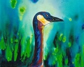 Greater Canada Goose Open Edition Signed Poster Print Chris Wakefield