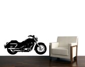 Motorcycle Bike Vinyl Decor - Wall Art - Wall Decoration - Wall Decal
