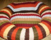 Upcycled Sweater Pet Bed