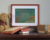 FREE Shipping - FREE 11" x 14" Mat with a Print - Home/Office Inspirational Quote by Emerson - Makes a Great Gift  (PGRAD2013084)