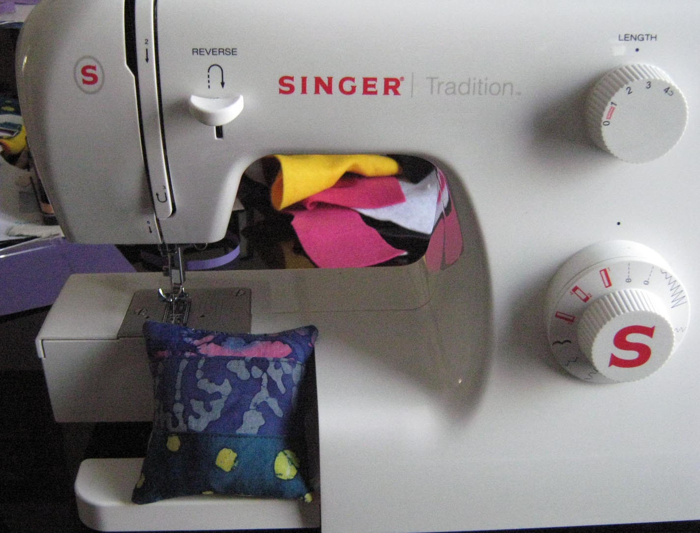 Colourful pincushion
