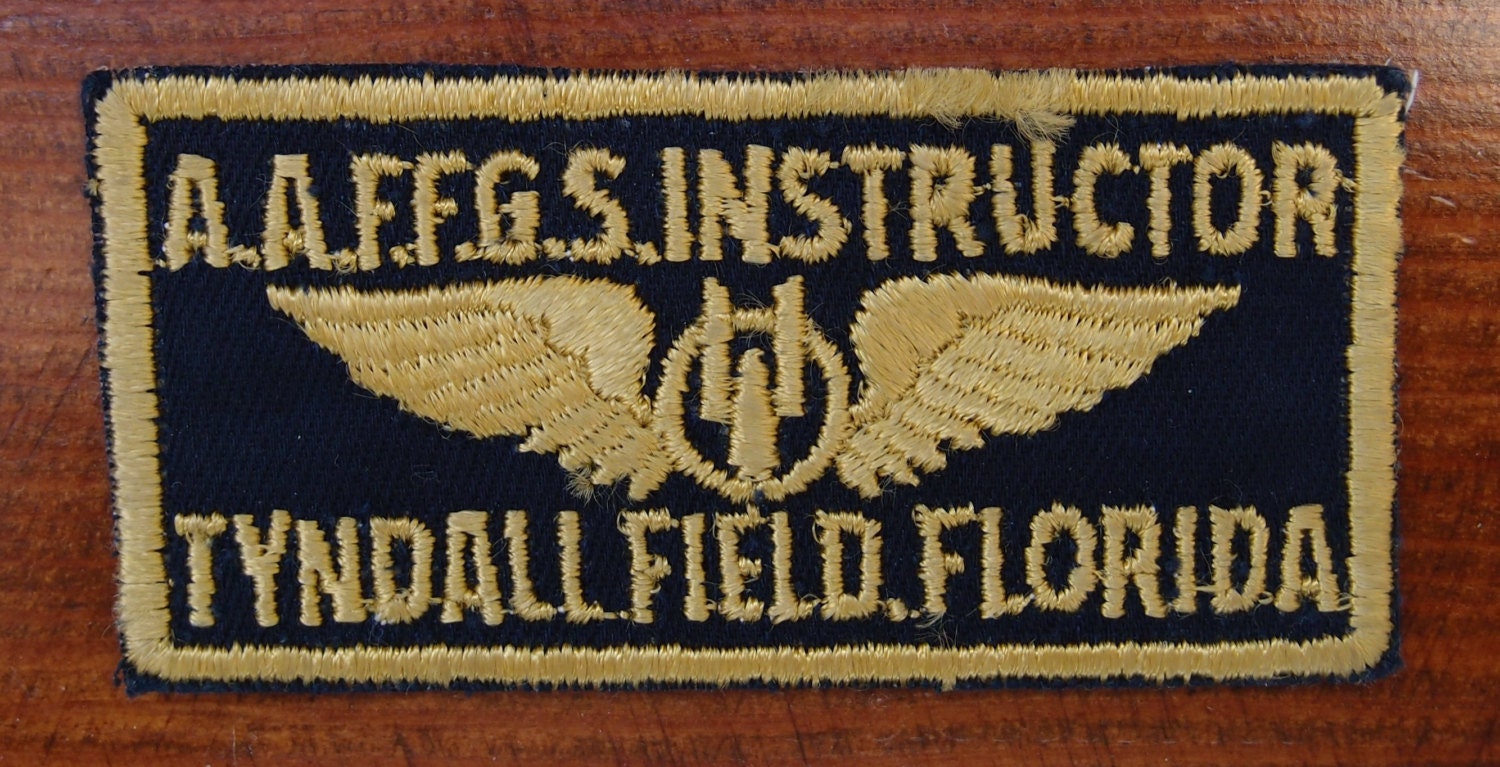 WW2 Army Air Force - Flexible Gunnery School Instructor Patch -