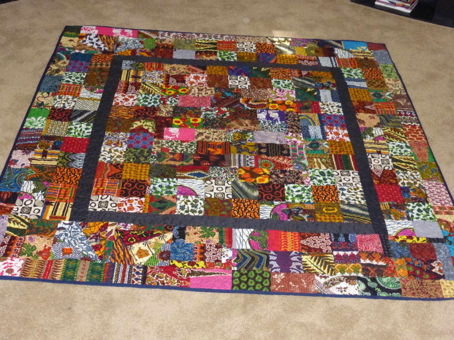 Patchwork wax print