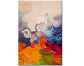 Modern Giclee Print - Canvas Art - Abstract Decorative Art - Love is in the Air - Ready to Hang - 16"x24"