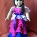 Hermione Granger's pink, fuchsia, and purple Yule Ball gown