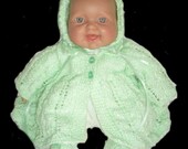 3pc HK Pram Set, Mint  sparkle, Newborn/reborn
