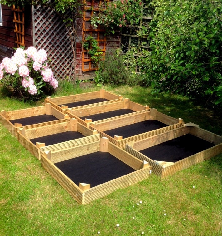 Handmade Wooden Vegetable Planter/ Raised Bed