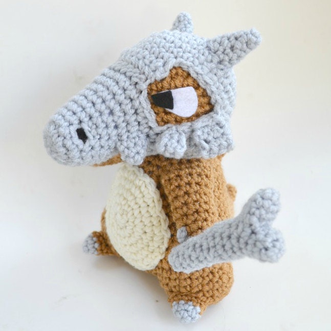 Cubone plush Pokemon doll amigurumi crochet