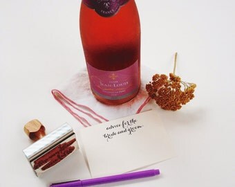 Advice for the Bride and Groom Stamp - font c
