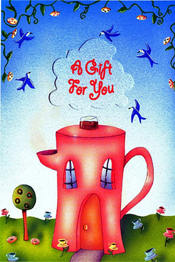 GREETING CARD by Valerie Walsh A gift certificate to Come Over for Coffee and A Visit