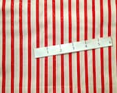 RED & GOLD STRIPE Fabric - Stripes for Christmas Candy Canes Projects