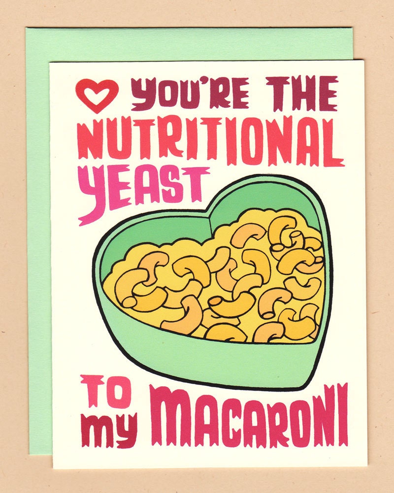 vegan macaroni valentine
