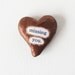 Clay Heart Sentiment with Fabric Gift Pouch- Missing You