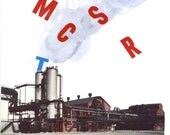 The consonant factory.  Collage print by Vivienne Strauss.