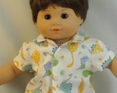 Dinosaur shirt for 15 inch dolls