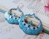 The Confectionery Earrings in Teal