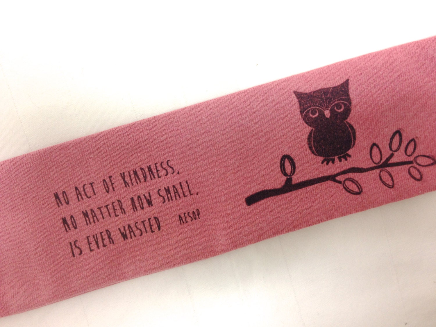 Wrist Cuff Wallet for runners  Eco-Friendly Kindess Owl