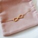 Infinite Love -- Gold Charm Necklace - Modern Classic, Infinity Charm, Gold Jewelry, Meaningful Everyday Gift, All Occasions