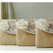 burlap lace bag clutch set 6 rustic wedding rose color choice bag purse Personalize Bridesmaid party etsy Custom Pouch gift MakeUp tagt team