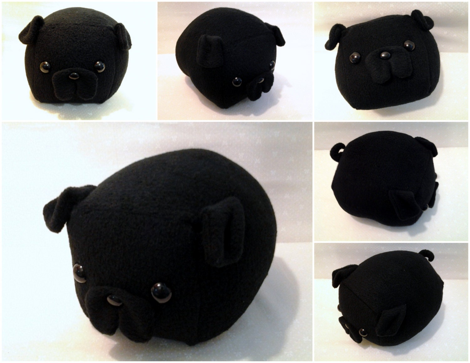 Black Pug Loaf- Medium