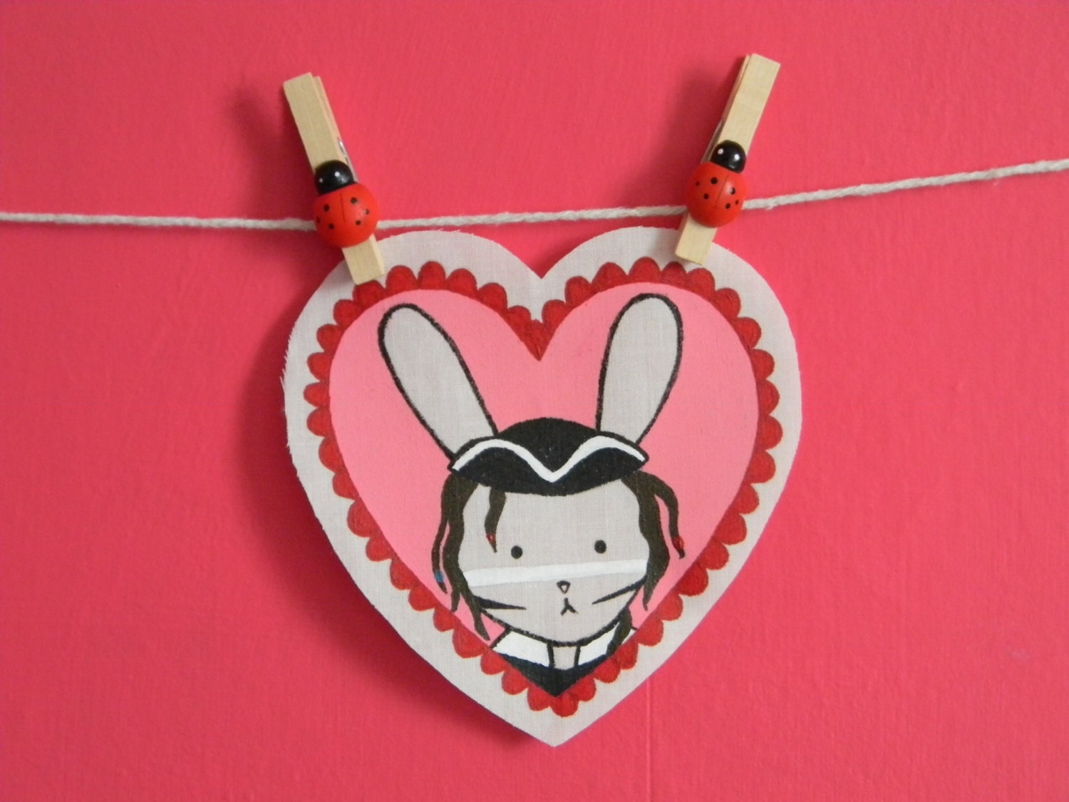 Hand painted patch - Wearable art (Adam Ant)