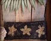 Primitive Hooked Pillow Stars