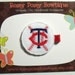RPB Sports Fan Minnesota Twins Inspired MLB Felt Baseball Girls Hair Clip - Other teams available