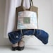 Rustic Camper Canvas Tote Meduim Organic Brown southwestern pattern
