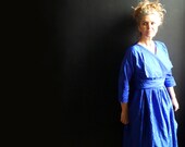 Bright Blue Taffeta Dress