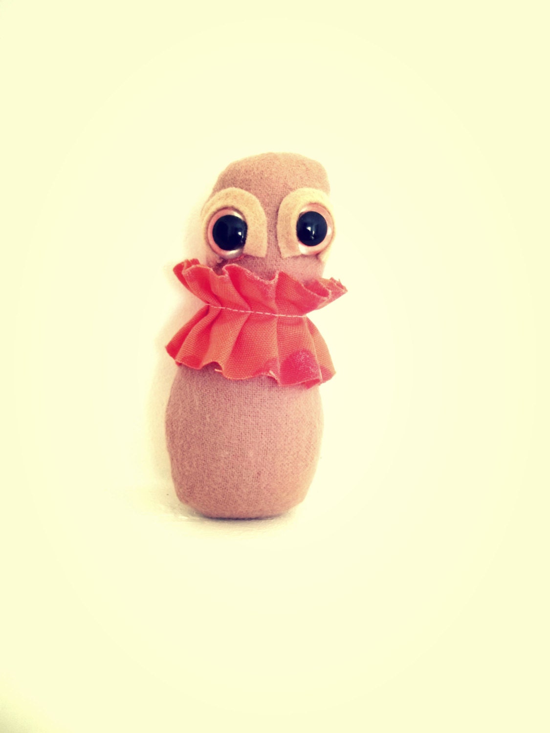 Poshy Peanut-toy, art doll, toy food, folk art, monster, alien, plush, peanut doll, soft sculpture, stuffed toys, home, living