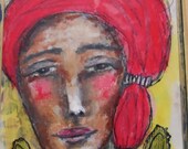 a new day mixed media painting