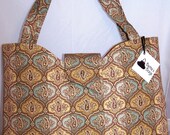 Teal and Gold Bag