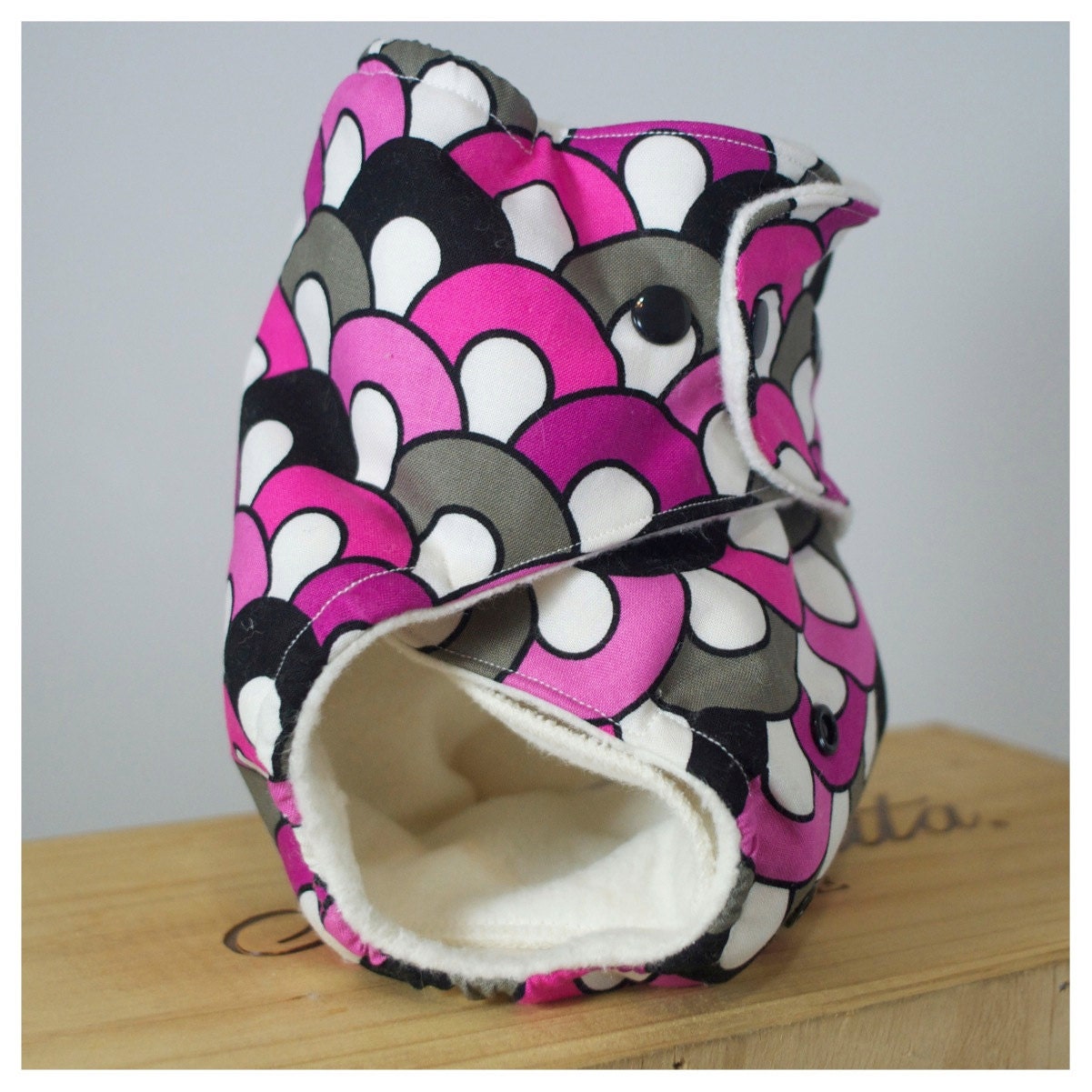Organic Cloth Diaper / One Size Diaper / Fitted Diaper / OS Diaper