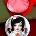 Snow White -  pocket mirror by Meluseena