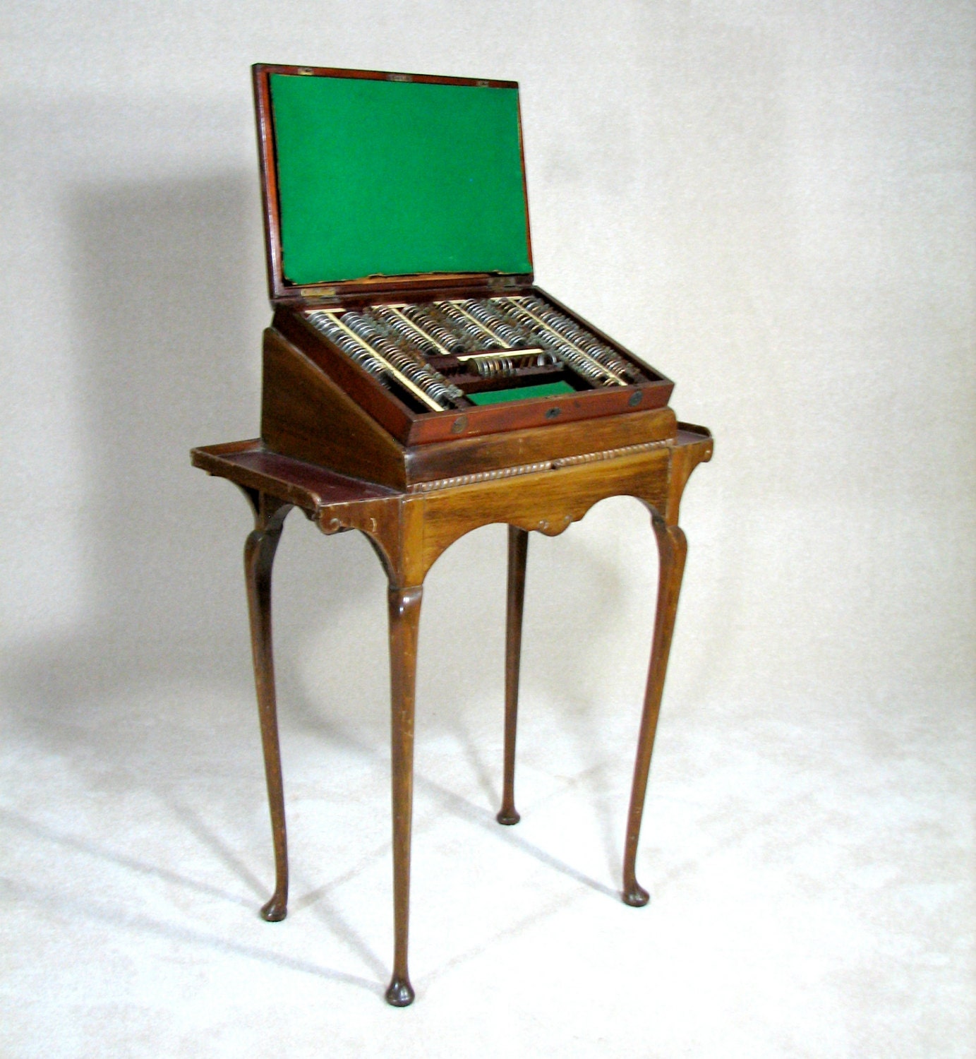 1900s Optician Antique Cabinet of Lenses Doctor Storage