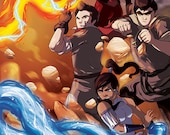 The Legend of Korra Team Avatar 11x17 Poster