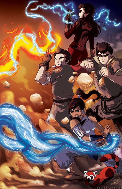 The Legend of Korra Team Avatar 11x17 Poster