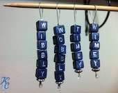 Doctor Who Wibbly Wobbly Stitch Markers