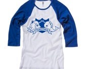 Unicorn Narwhal T-Shirt - Team MAGIC Baseball Raglan Shirt - (Ladies Sizes S, M, L, XL)