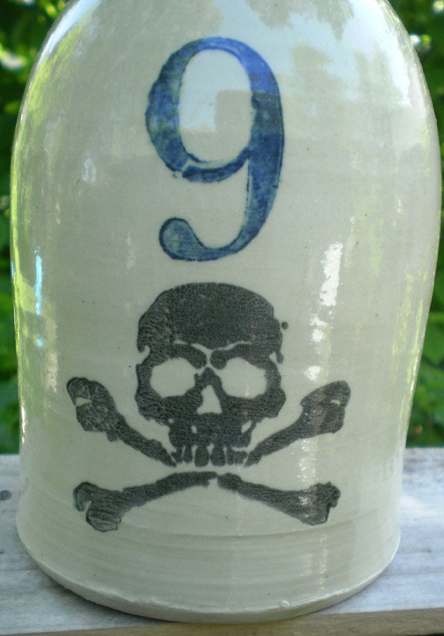 dancing skeleton moonshine jug