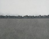 intermission 2 // archival 8x8 fine art print from my original landscape painting // by natasha newton